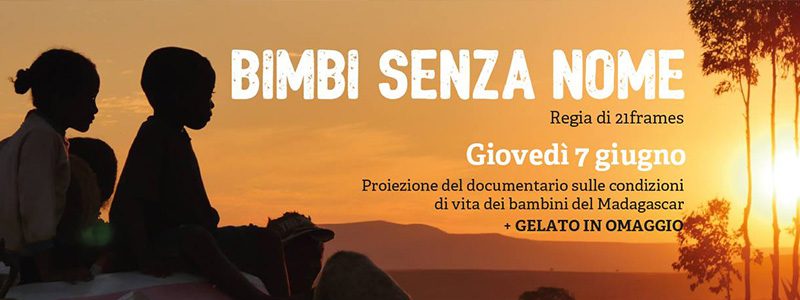 Giovedì 7 Giugno: Proiezione di “Bimbi senza nome”